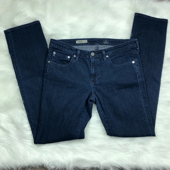 Anthropologie, AG “Stevie” Straight Skinny Dark Wash Jeans - Picture 5 of 7